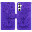 For Samsung Galaxy S25+ 5G Butterfly Rose Embossed Leather Phone Case(Purple) - Galaxy S25+ 5G Cases by PMC TechLife | Online Shopping South Africa | PMC TechLife | Buy Now Pay Later Mobicred