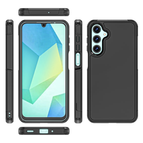 For Samsung Galaxy A16 5G / 4G RedPepper Box PC Hybrid TPU Phone Case(Black)