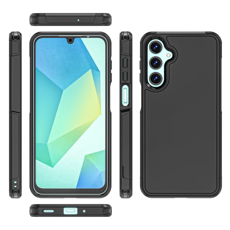 For Samsung Galaxy A16 5G / 4G RedPepper Box PC Hybrid TPU Phone Case(Black)