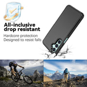 For Samsung Galaxy A16 5G / 4G RedPepper Box PC Hybrid TPU Phone Case(Black)