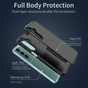 For Samsung Galaxy A16 5G / 4G RedPepper Box PC Hybrid TPU Phone Case(Black)