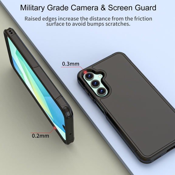 For Samsung Galaxy A16 5G / 4G RedPepper Box PC Hybrid TPU Phone Case(Black)