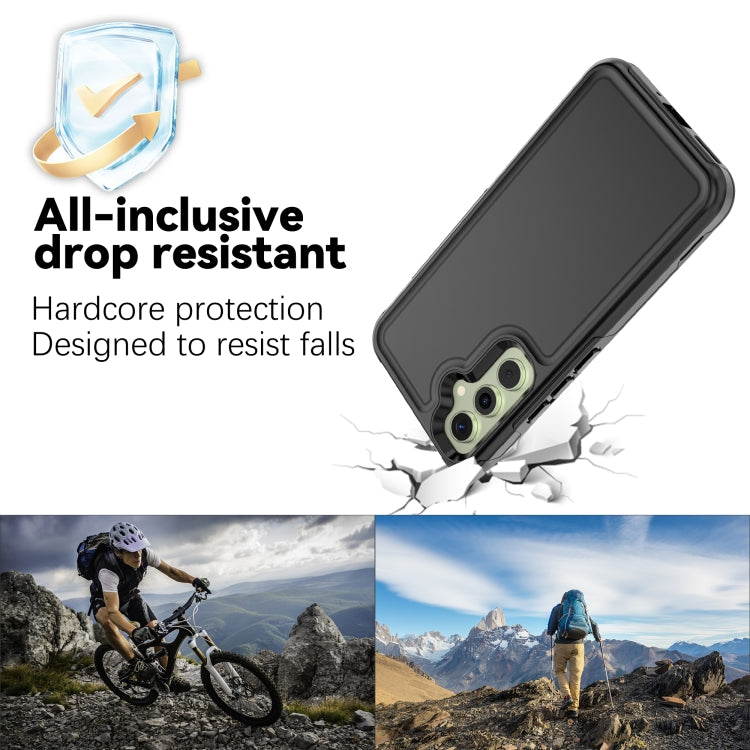 For Samsung Galaxy A54 5G RedPepper Box PC Hybrid TPU Phone Case(Black)