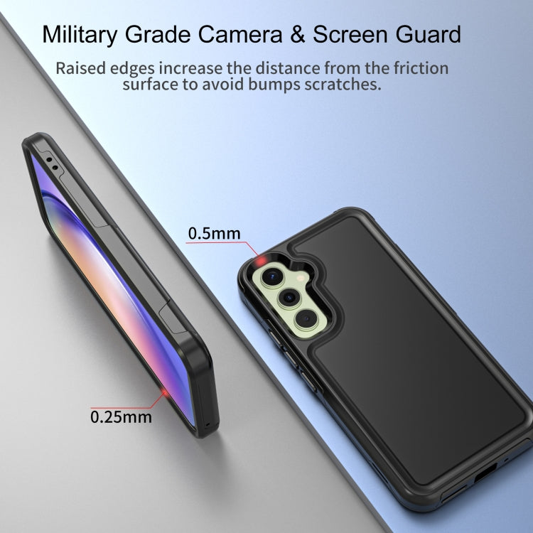 For Samsung Galaxy A54 5G RedPepper Box PC Hybrid TPU Phone Case(Black)