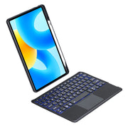 For Huawei MatePad 11.5 / MatePad Air 11.5 Detachable Backlit Bluetooth Keyboard Leather Case with Touchpad(Black)