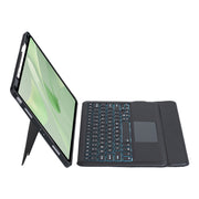 For Huawei MatePad Air 12 2024 Detachable Backlit Bluetooth Keyboard Leather Case with Touchpad(Black)