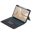 For Huawei MatePad Pro 12.2 2024 Detachable Backlit Bluetooth Keyboard Leather Case with Touchpad(Black) - free shipping - PMC Jewellery - Order now!