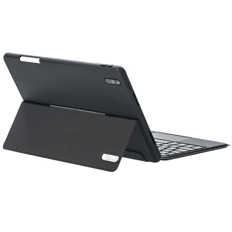 For Huawei MatePad 11 2021 Detachable Backlit Bluetooth Keyboard Leather Case with Touchpad(Black)