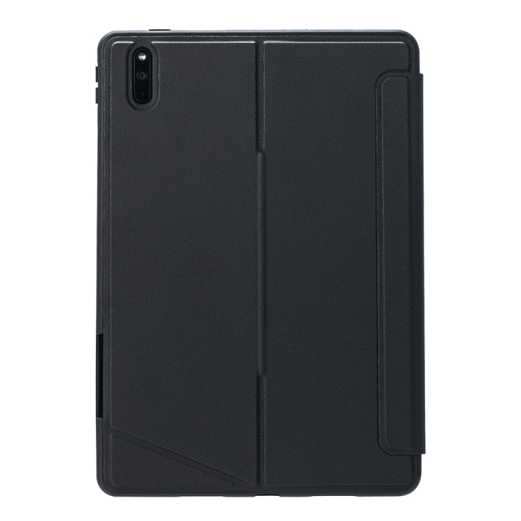 For Huawei MatePad 11 2023 Detachable Backlit Bluetooth Keyboard Leather Case with Touchpad(Black)
