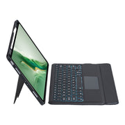 For Honor MagicPad 2 12.3 Detachable Backlit Bluetooth Keyboard Leather Case with Touchpad(Black)