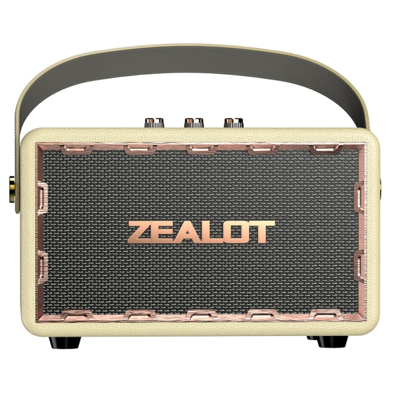 Zealot MT01 Retro Card Portable Wireless Bluetooth Speaker(White)