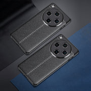 For OPPO Find X8 Litchi Texture Shockproof TPU Phone Case(Black)