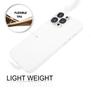 For iPhone 16 Pro Max GEBEI Plain Leather TPU Hybrid PU Phone Case(White)