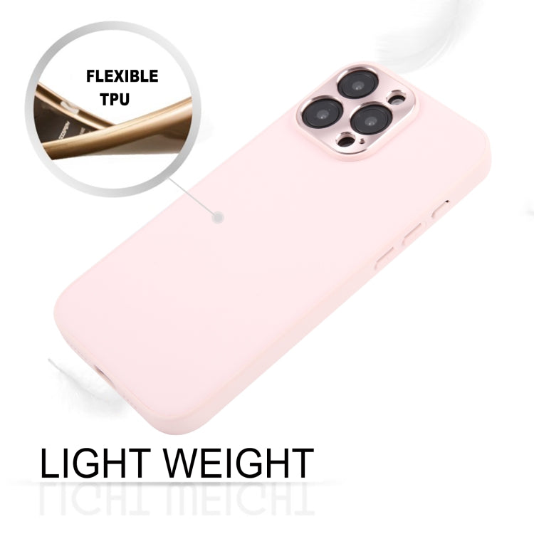 For iPhone 16 Pro Max GEBEI Plain Leather TPU Hybrid PU Phone Case(Pink)