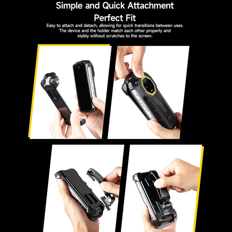 For Ulefone Armor mini 20T Pro / 20 Pro Ulefone Back Clip Phone Case(Black)