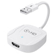 USB and HDMI Wired to Wireless CarPlay Auto Adapter, Specification:Square(White) - free shipping - PMC Jewellery - Order now!