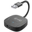 USB and HDMI Wired to Wireless CarPlay Auto Adapter, Specification:Square(Silver) - free shipping - PMC Jewellery - Order now!