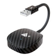 USB Interface Wired to Wireless CarPlay Auto Adapter for Android, Specification:Square(Carbon Fiber) - free shipping - PMC Jewellery - Order now!