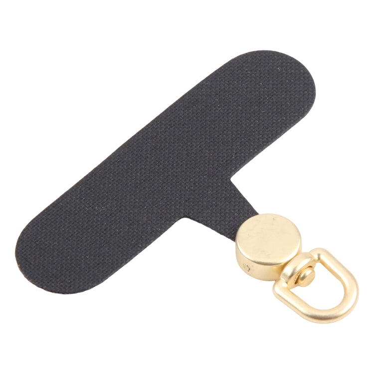 360 Degree Rotation Mobile Phone Lanyard Fixing Gasket(Black)
