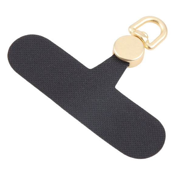 360 Degree Rotation Mobile Phone Lanyard Fixing Gasket(Black)