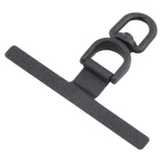 360 Degree Rotation T-shape Metal Mobile Phone Lanyard Fixing Gasket(Black)