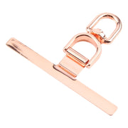 360 Degree Rotation T-shape Metal Mobile Phone Lanyard Fixing Gasket(Rose Gold)