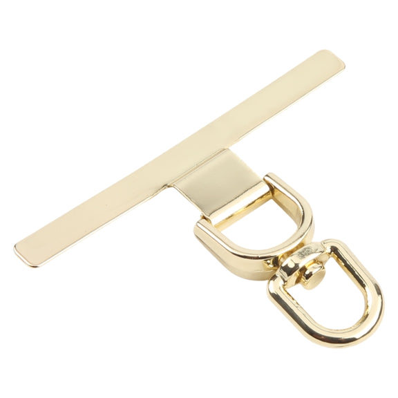 360 Degree Rotation T-shape Metal Mobile Phone Lanyard Fixing Gasket(Gold)