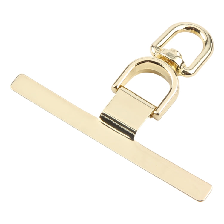 360 Degree Rotation T-shape Metal Mobile Phone Lanyard Fixing Gasket(Gold)