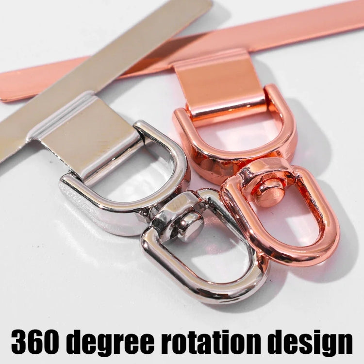 360 Degree Rotation T-shape Metal Mobile Phone Lanyard Fixing Gasket(Black)
