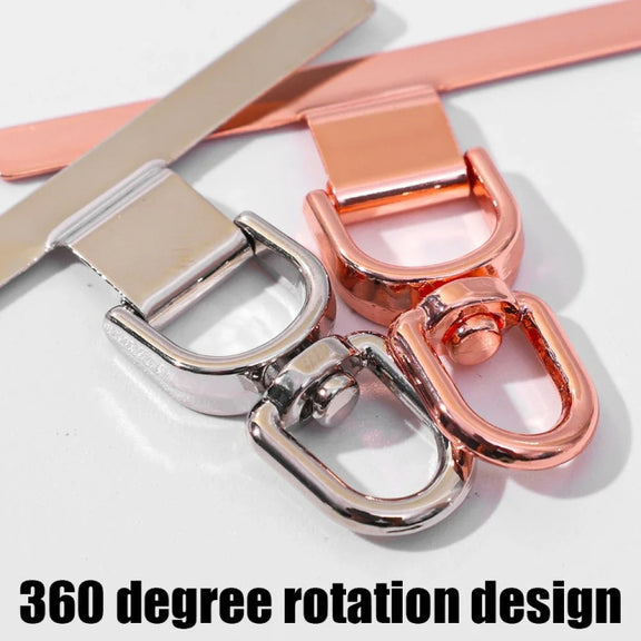 360 Degree Rotation T-shape Metal Mobile Phone Lanyard Fixing Gasket(Black)