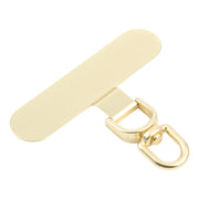 360 Degree Rotation Oval Metal Mobile Phone Lanyard Fixing Gasket(Gold)