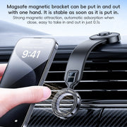 Yesido C217 Car MagSafe Magnetic Mobile Phone Holder(Black)