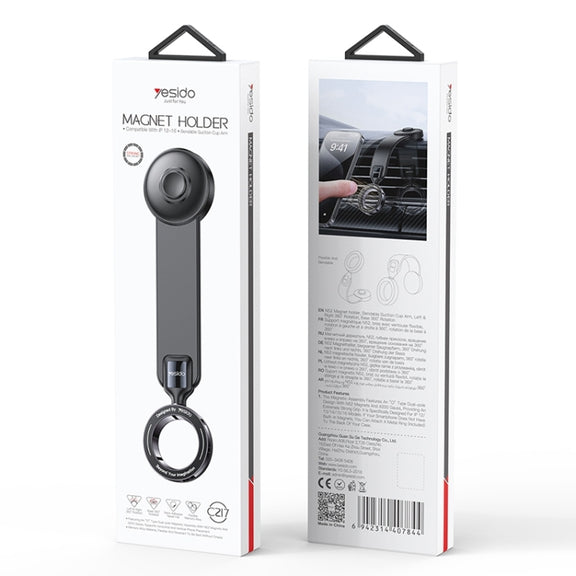 Yesido C217 Car MagSafe Magnetic Mobile Phone Holder(Black)