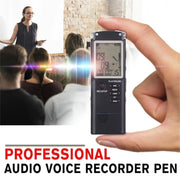 T60 Smart HD Noise Cancelling Voice Recorder MP3 Player, Memory:8GB(Black)