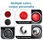 Car Keyless One-key Start Button Switch 2215450714 for Mercedes-Benz W164 / W205(Carbon Fiber Black)