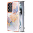 For Samsung Galaxy S25 Ultra 5G Electroplating IMD TPU Phone Case(White Marble) - Galaxy S25 Ultra 5G Cases by PMC Jewellery | Online Shopping South Africa | PMC Jewellery | Buy Now Pay Later Mobicred