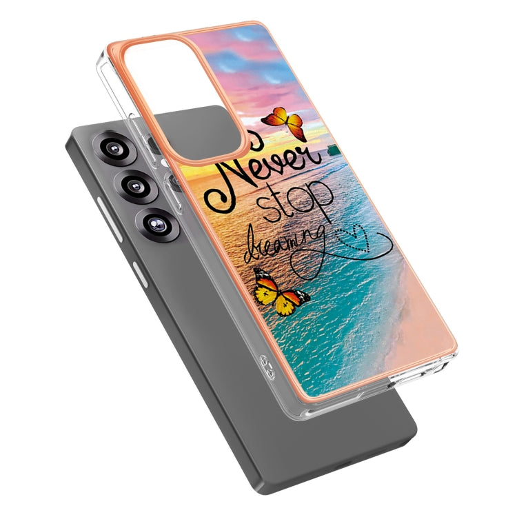 For Samsung Galaxy S25 Ultra 5G Electroplating IMD TPU Phone Case(Dream Butterfly)