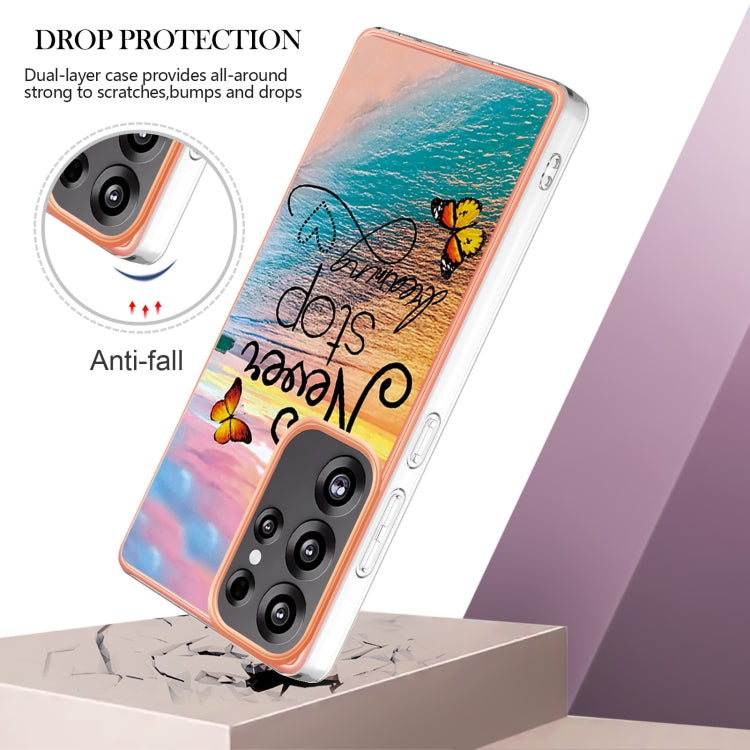 For Samsung Galaxy S25 Ultra 5G Electroplating IMD TPU Phone Case(Dream Butterfly)
