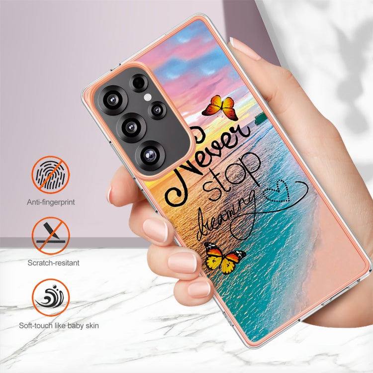 For Samsung Galaxy S25 Ultra 5G Electroplating IMD TPU Phone Case(Dream Butterfly)
