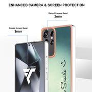For Samsung Galaxy S25 Ultra 5G Electroplating Marble Dual-side IMD Phone Case(Smile)