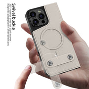 For iPhone 16 Pro Max GKK Detachable Flip Leather MagSafe Phone Case(Carbon Fiber)
