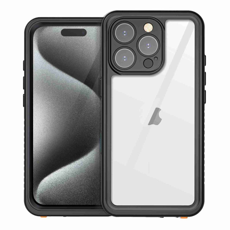 For iPhone 16 Pro Max RedPepper IP68 Water-resistant Triple-proof Phone Case(Black)