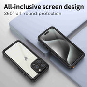 For iPhone 16 Pro Max RedPepper IP68 Water-resistant Triple-proof Phone Case(Black)