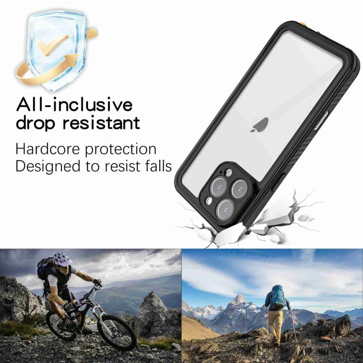 For iPhone 16 Pro Max RedPepper IP68 Water-resistant Triple-proof Phone Case(Black)