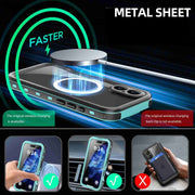 For iPhone 16 RedPepper IP68 Water-resistant Triple-proof MagSafe Phone Case(Black Blue)