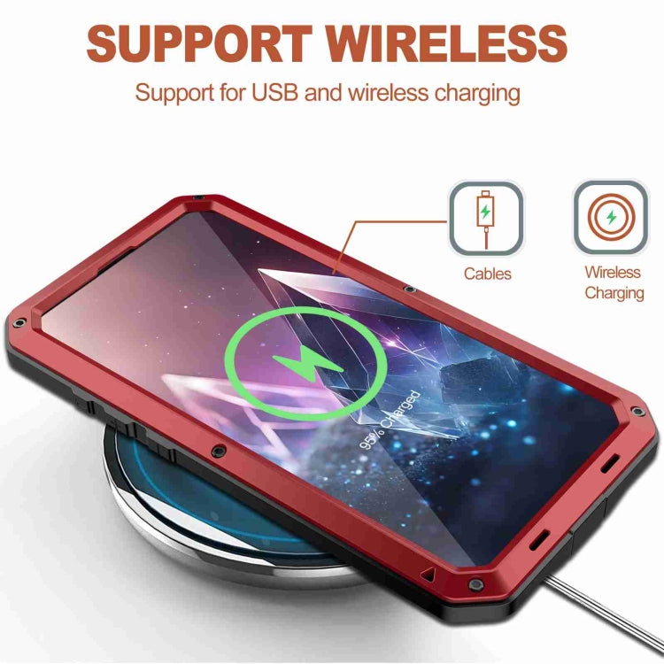 For iPhone 16 RedPepper Triple-proof Metal Phone Case(Red)