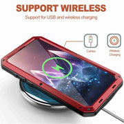 For iPhone 16 RedPepper Triple-proof Metal Phone Case(Red)