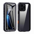 For iPhone 16 Pro Max RedPepper Transparent Dot IP68 Waterproof Triple-proof Phone Case(Black Dark Grey) - iPhone 16 Pro Max Cases by RedPepper | Online Shopping South Africa | PMC Jewellery | Buy Now Pay Later Mobicred