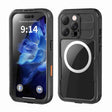 For iPhone 16 Pro RedPepper IP68 Waterproof Triple-proof MagSafe Phone Case(Black) - free shipping - PMC Jewellery - Order now!