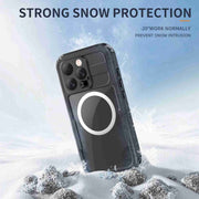 For iPhone 16 Pro RedPepper IP68 Water-resistant Triple-proof MagSafe Phone Case(Black)